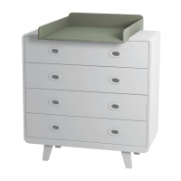Plan à langer pour commode Toi & Moi Vert de gris